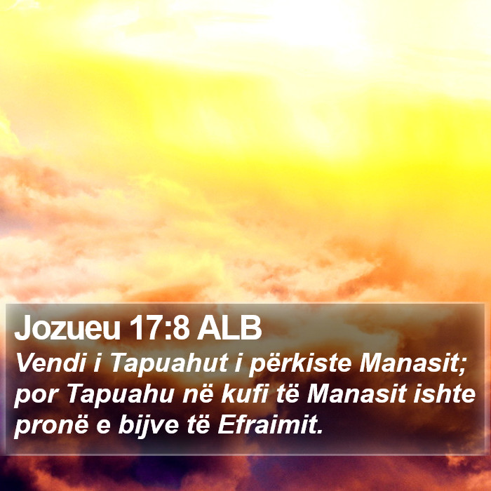Jozueu 17:8 ALB Bible Study