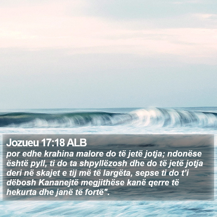 Jozueu 17:18 ALB Bible Study