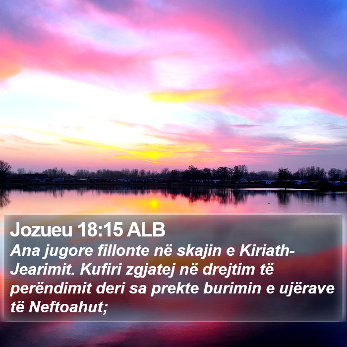 Jozueu 18:15 ALB Bible Study