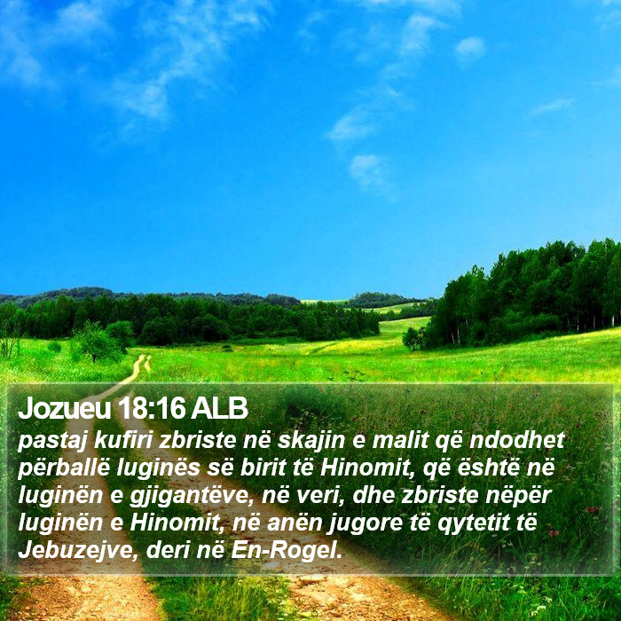 Jozueu 18:16 ALB Bible Study