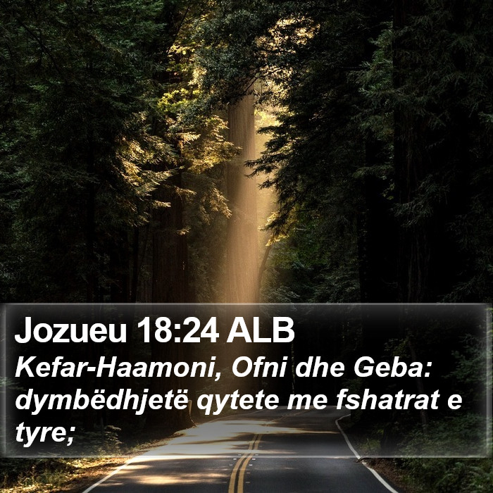 Jozueu 18:24 ALB Bible Study