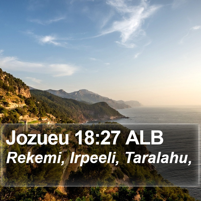 Jozueu 18:27 ALB Bible Study