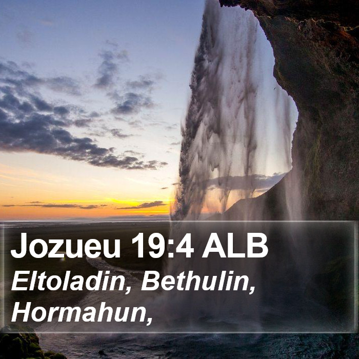 Jozueu 19:4 ALB Bible Study