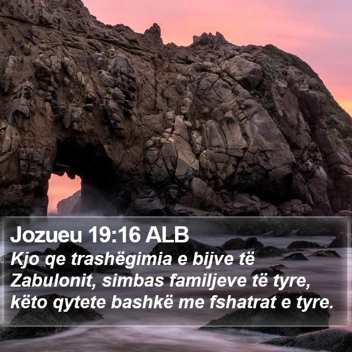 Jozueu 19:16 ALB Bible Study