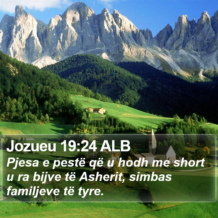 Jozueu 19:24 ALB Bible Study