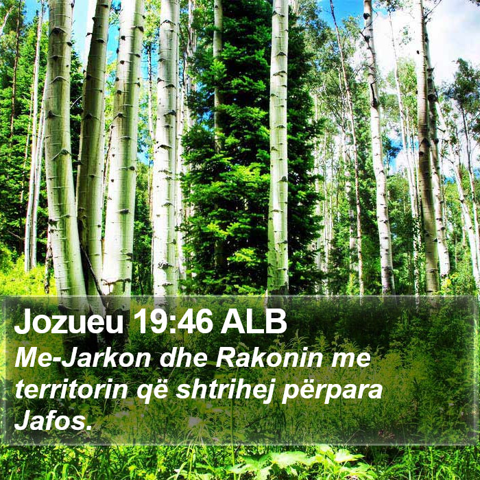 Jozueu 19:46 ALB Bible Study