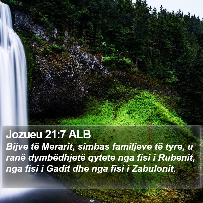 Jozueu 21:7 ALB Bible Study