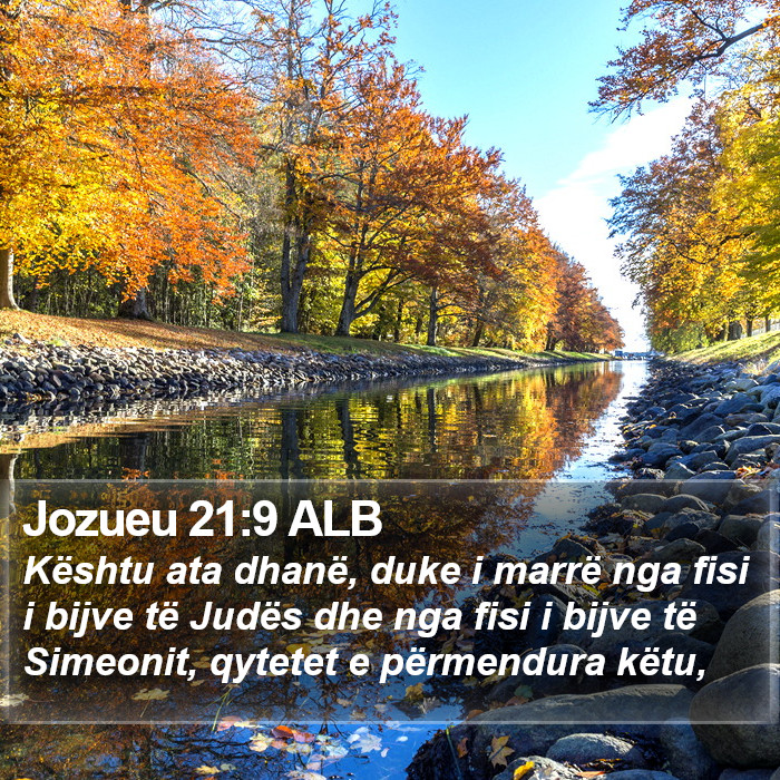 Jozueu 21:9 ALB Bible Study