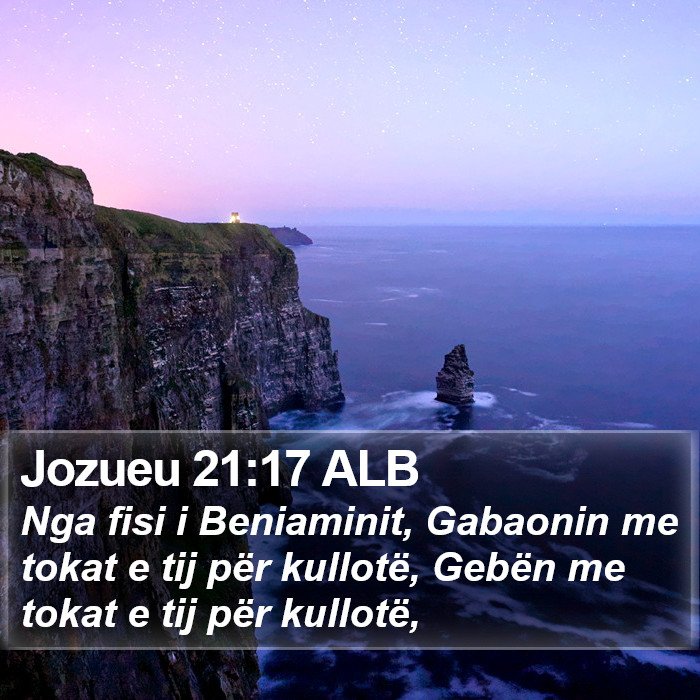 Jozueu 21:17 ALB Bible Study