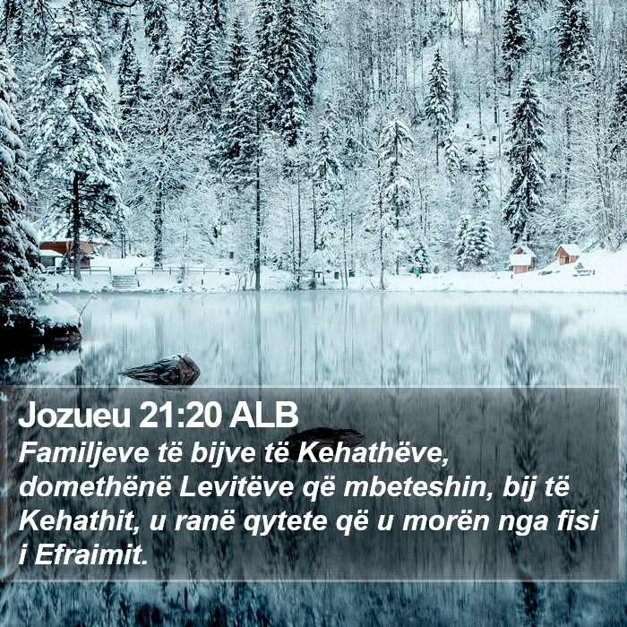 Jozueu 21:20 ALB Bible Study