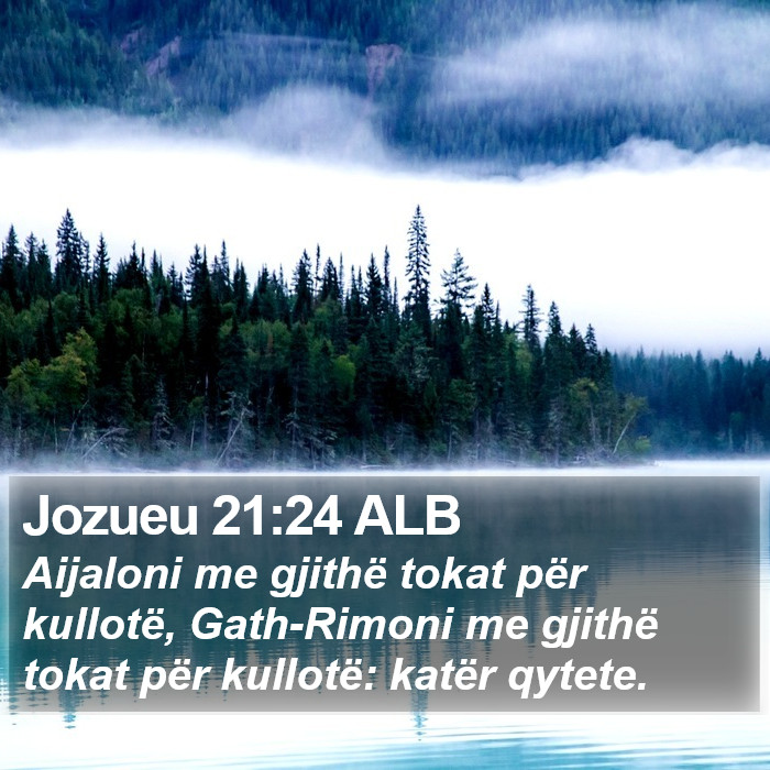 Jozueu 21:24 ALB Bible Study