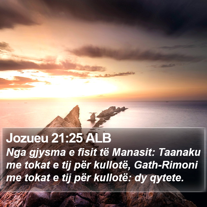 Jozueu 21:25 ALB Bible Study