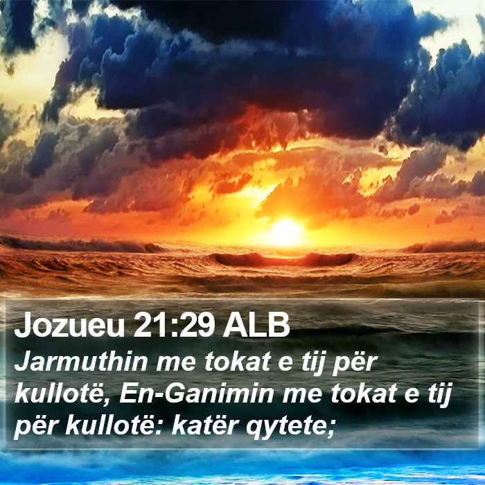 Jozueu 21:29 ALB Bible Study