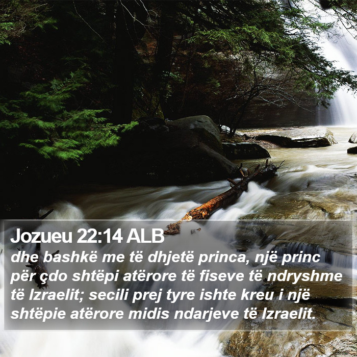 Jozueu 22:14 ALB Bible Study