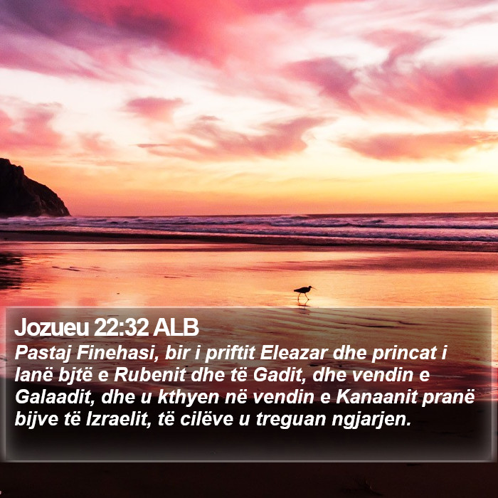 Jozueu 22:32 ALB Bible Study