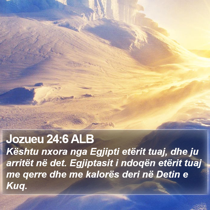 Jozueu 24:6 ALB Bible Study