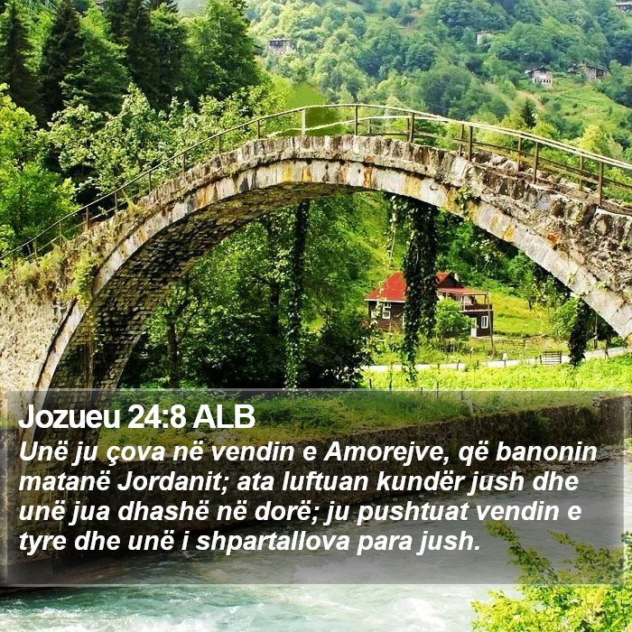 Jozueu 24:8 ALB Bible Study