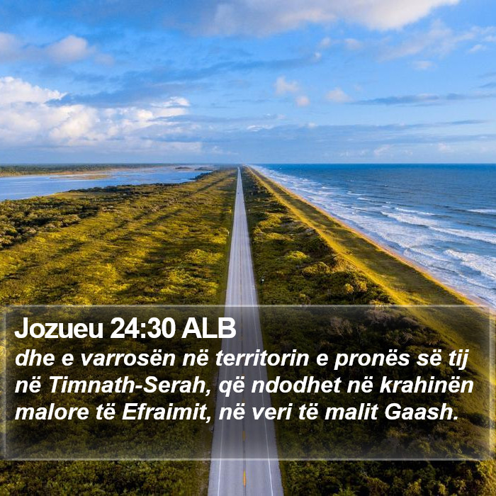 Jozueu 24:30 ALB Bible Study