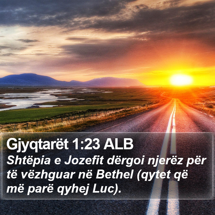 Gjyqtarët 1:23 ALB Bible Study