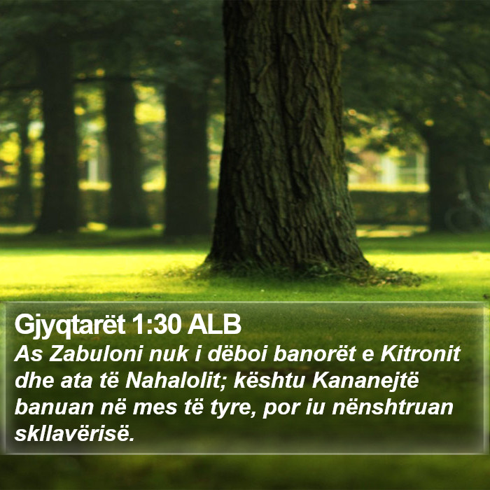 Gjyqtarët 1:30 ALB Bible Study