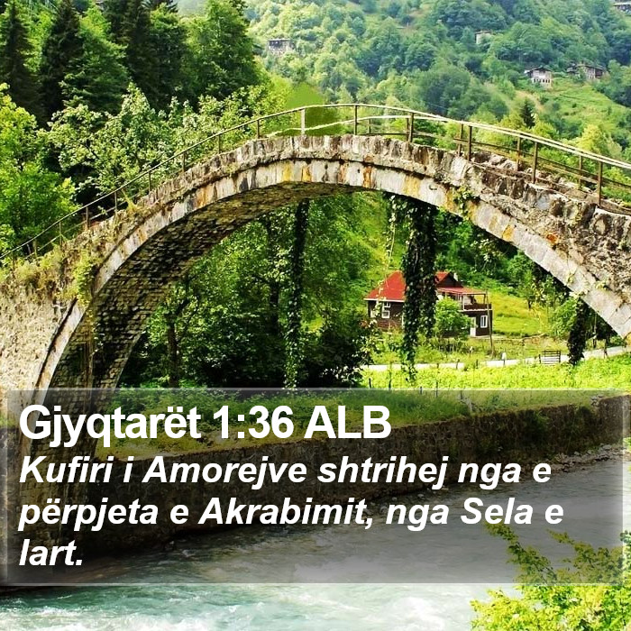 Gjyqtarët 1:36 ALB Bible Study