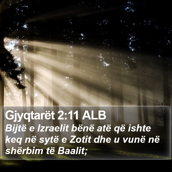 Gjyqtarët 2:11 ALB Bible Study
