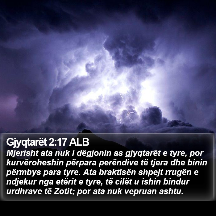 Gjyqtarët 2:17 ALB Bible Study