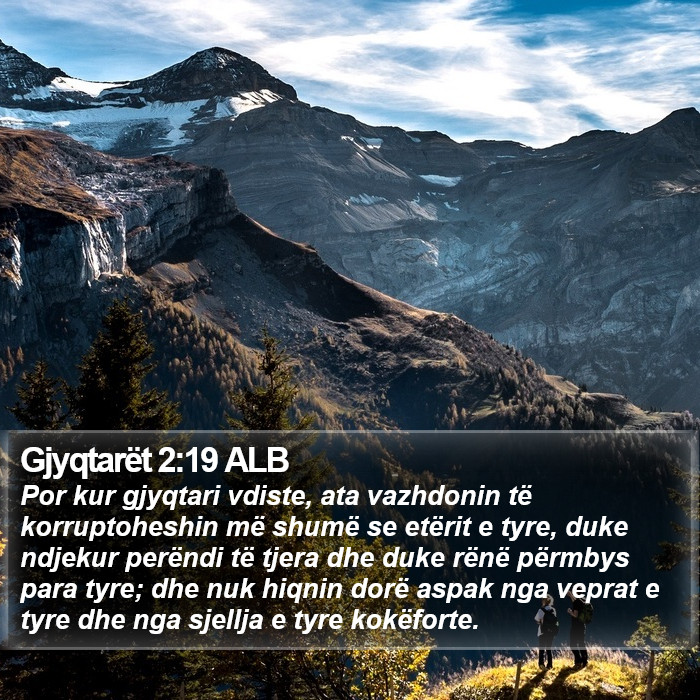 Gjyqtarët 2:19 ALB Bible Study