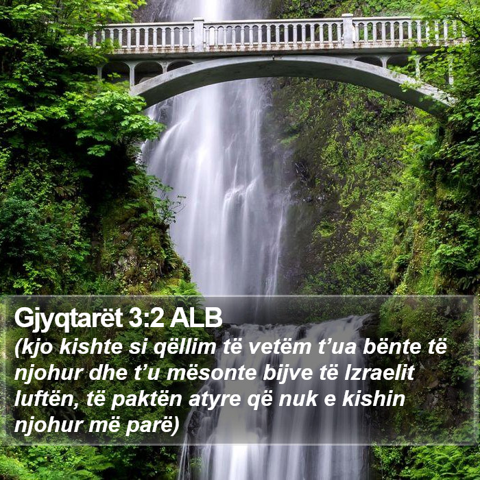 Gjyqtarët 3:2 ALB Bible Study