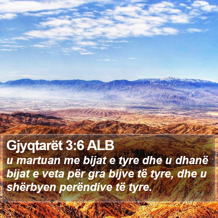 Gjyqtarët 3:6 ALB Bible Study