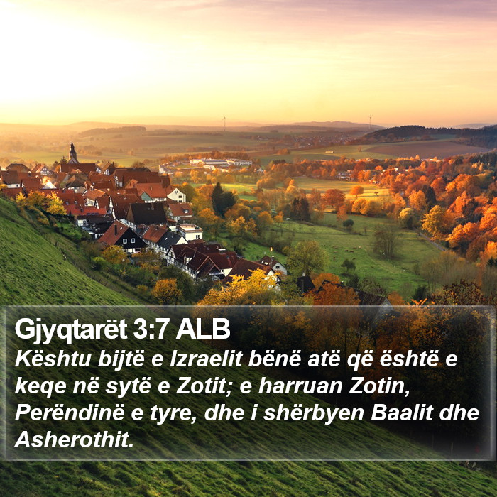 Gjyqtarët 3:7 ALB Bible Study