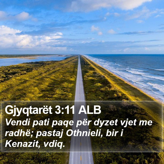 Gjyqtarët 3:11 ALB Bible Study