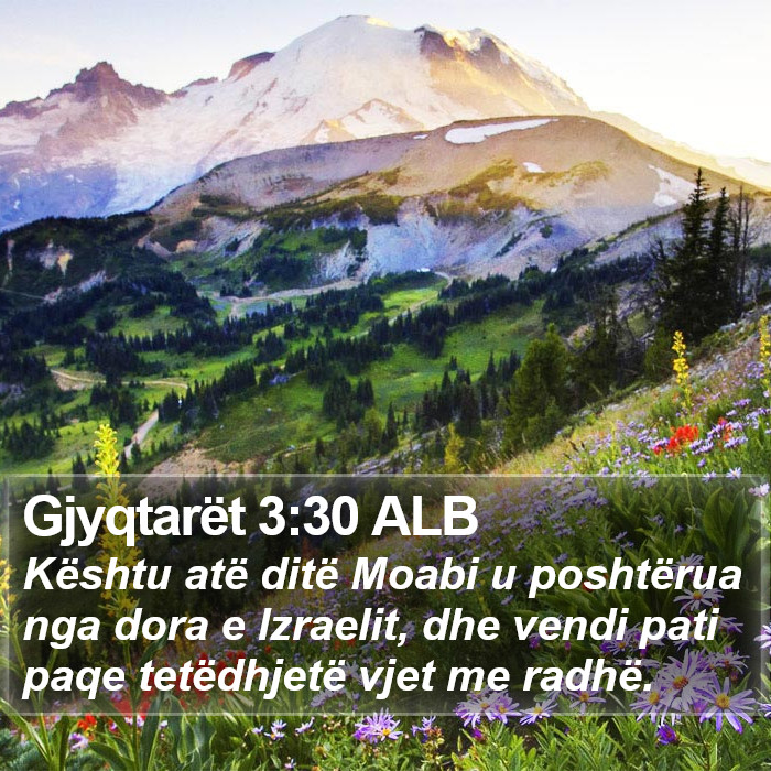 Gjyqtarët 3:30 ALB Bible Study