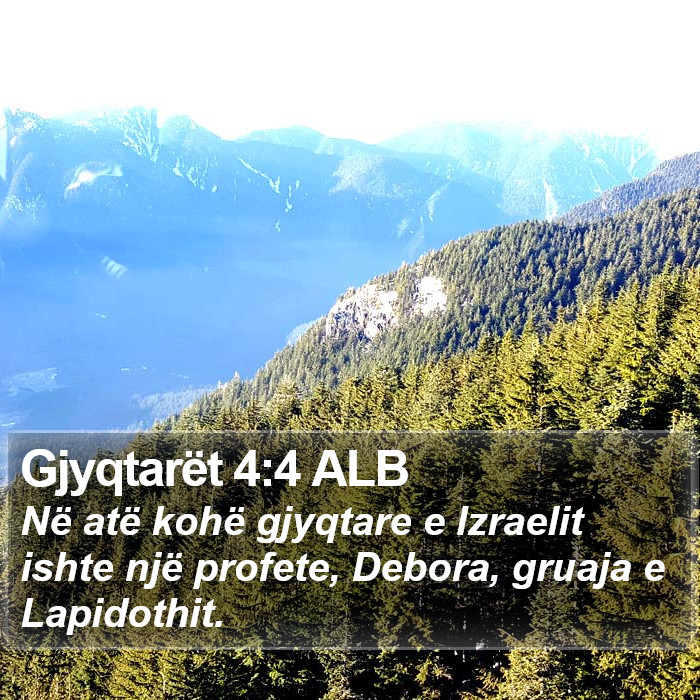 Gjyqtarët 4:4 ALB Bible Study