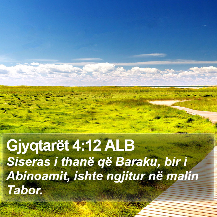 Gjyqtarët 4:12 ALB Bible Study