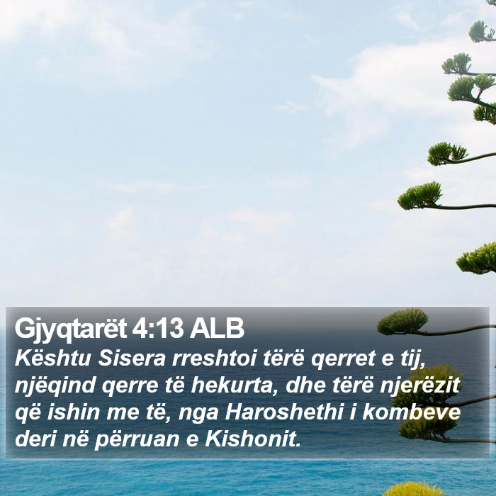 Gjyqtarët 4:13 ALB Bible Study
