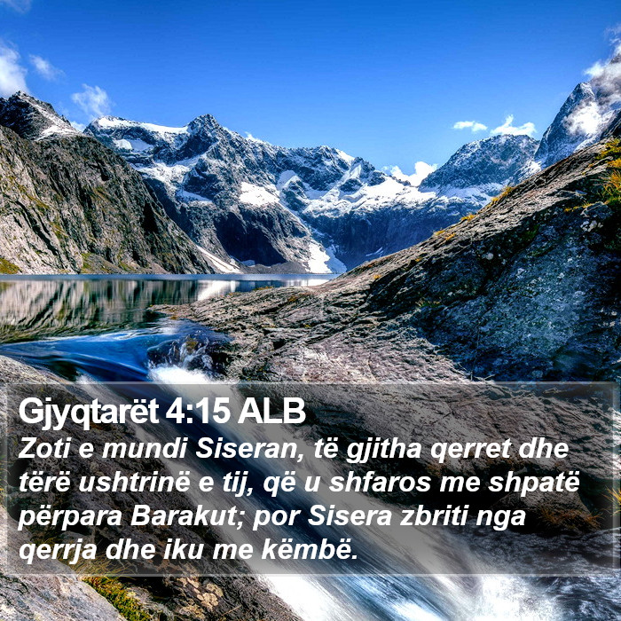 Gjyqtarët 4:15 ALB Bible Study