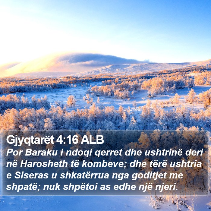 Gjyqtarët 4:16 ALB Bible Study
