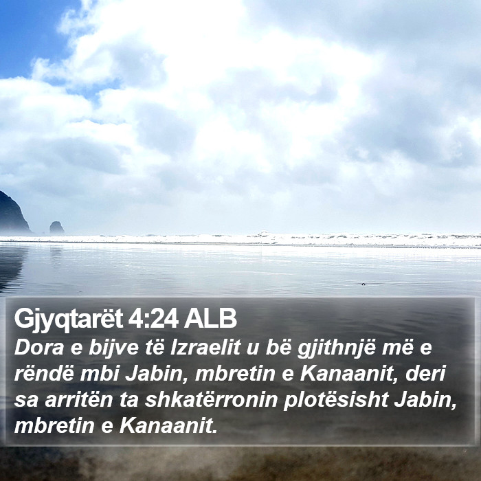 Gjyqtarët 4:24 ALB Bible Study