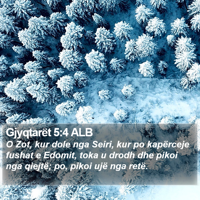 Gjyqtarët 5:4 ALB Bible Study