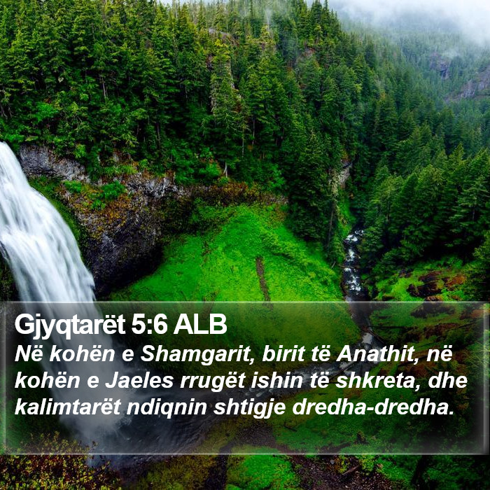 Gjyqtarët 5:6 ALB Bible Study