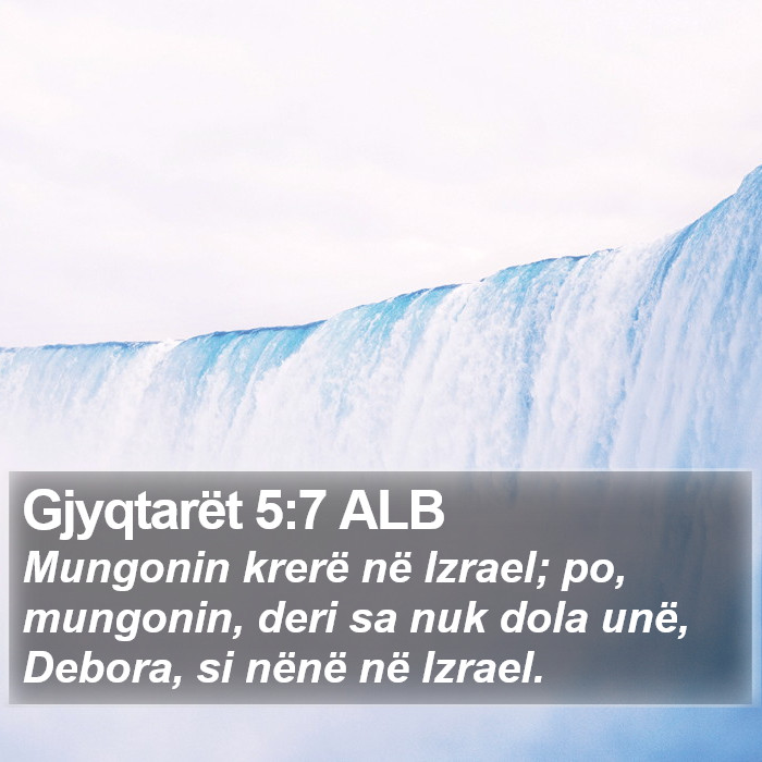 Gjyqtarët 5:7 ALB Bible Study
