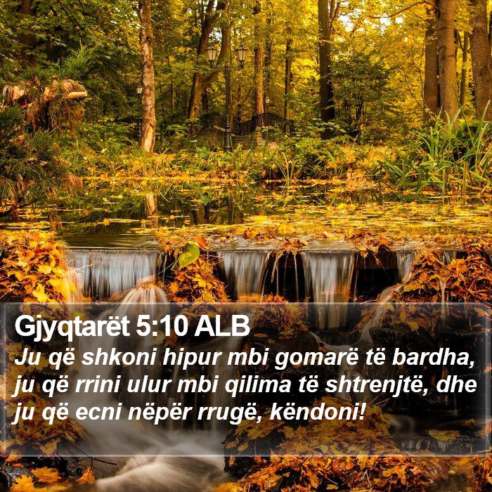 Gjyqtarët 5:10 ALB Bible Study