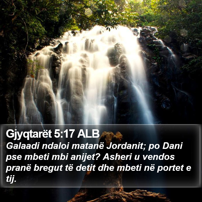Gjyqtarët 5:17 ALB Bible Study