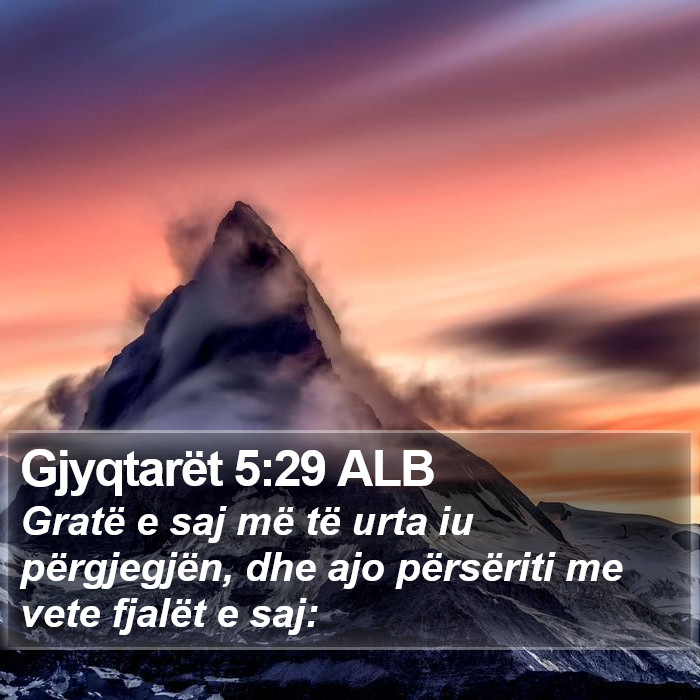 Gjyqtarët 5:29 ALB Bible Study