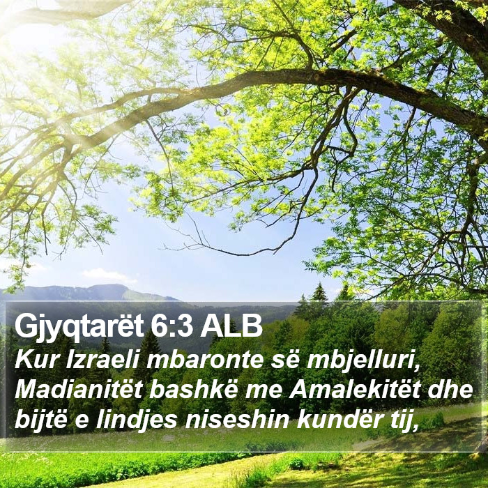 Gjyqtarët 6:3 ALB Bible Study