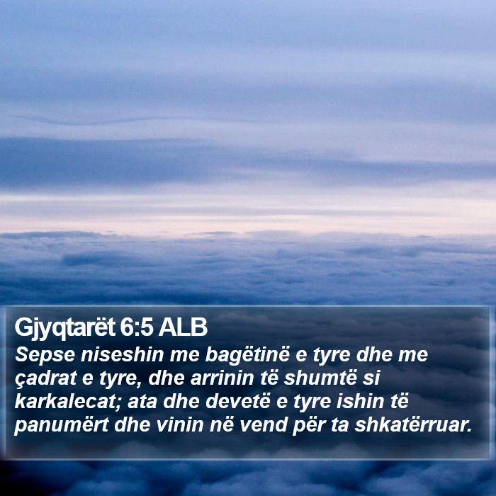 Gjyqtarët 6:5 ALB Bible Study