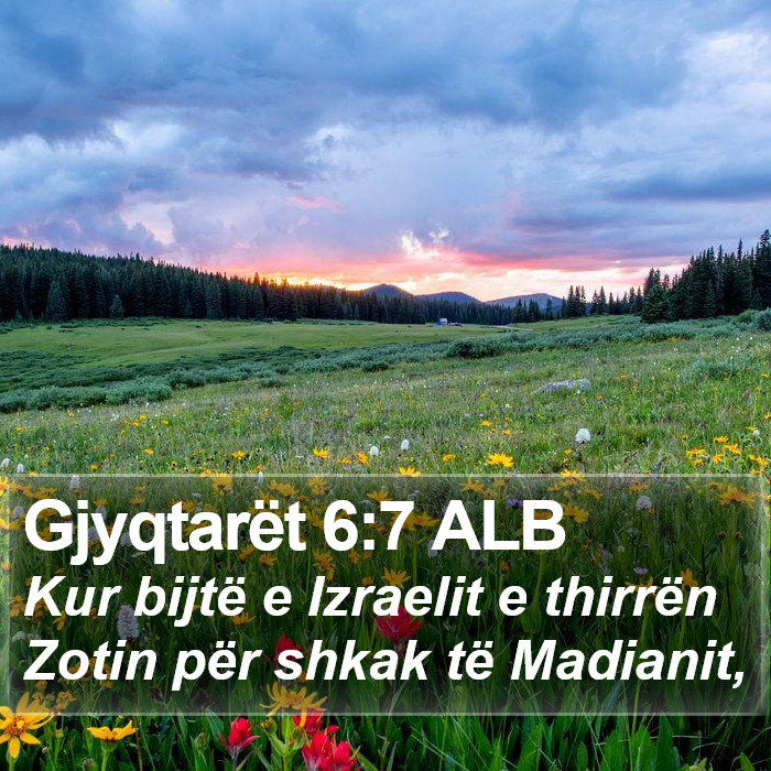 Gjyqtarët 6:7 ALB Bible Study
