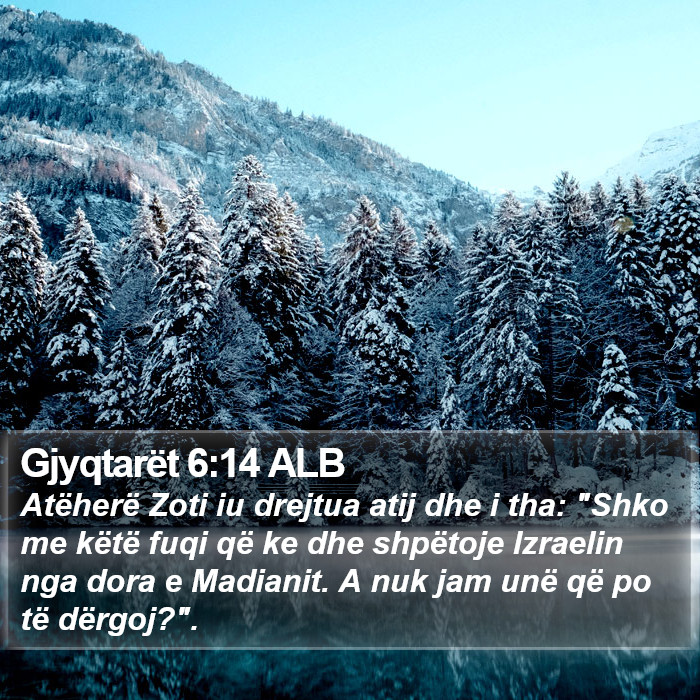 Gjyqtarët 6:14 ALB Bible Study