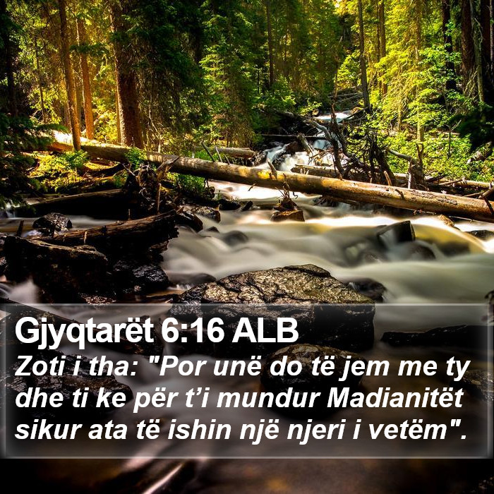 Gjyqtarët 6:16 ALB Bible Study